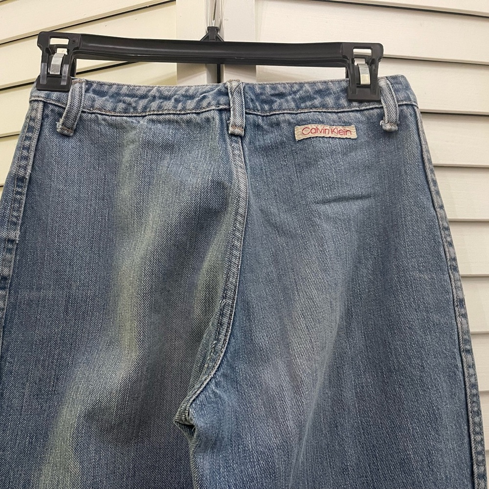 Vintage 1980’s women’s Calvin Klein straight leg jeans, no pockets size 3